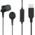 Sea Headphones, In-Ear, Microphone, Cable Kink Protection, USB-C, black