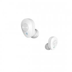 Bluetooth slúchadlá Freedom Buddy, štuple, nabíjacie puzdro, biele