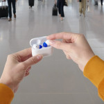Bluetooth slúchadlá Passion Clear II, štuple, ANC, aplikácia, biele