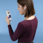 Bluetooth slúchadlá Passion Clear II, štuple, ANC, aplikácia, biele
