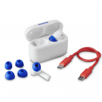 Bluetooth slúchadlá Passion Clear II, štuple, ANC, aplikácia, biele Bluetooth slúchadlá Passion Clear II, štuple, ANC, aplikácia, biele