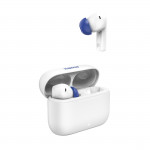 Bluetooth slúchadlá Passion Clear II, štuple, ANC, aplikácia, biele Bluetooth slúchadlá Passion Clear II, štuple, ANC, aplikácia, biele