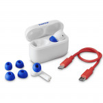 Bluetooth slúchadlá Passion Clear II, štuple, ANC, aplikácia, biele Bluetooth slúchadlá Passion Clear II, štuple, ANC, aplikácia, biele