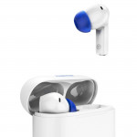 Bluetooth slúchadlá Passion Clear II, štuple, ANC, aplikácia, biele