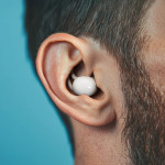 Bluetooth® slúchadlá Spirit Calm, TWS, slúchadlá na spanie, biela/sivá