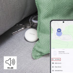 Vyhľadávač kľúčov pre Android Nájsť moje zariadenie, Bluetooth®, biely