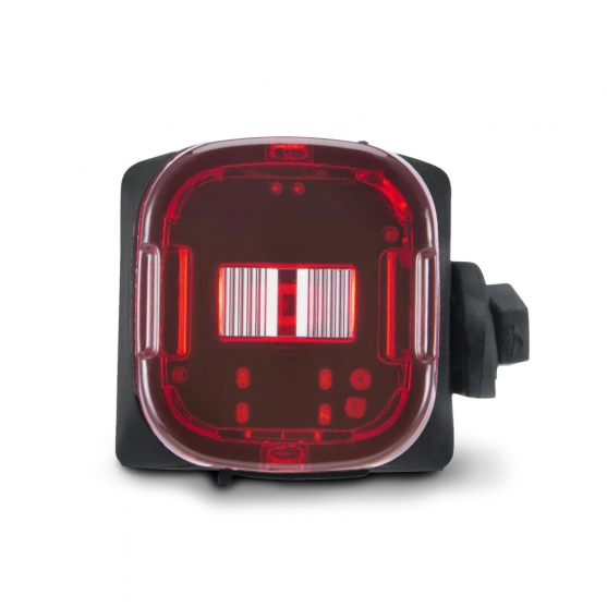 Bicycle Rear Light, LED, Battery, USB-C, StVZO-approved, black