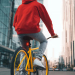 Bicycle Light Set, Front and Rear Light, LED, Batteries, StVZO-approved