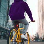 Bicycle Light Set, Front and Rear Light, LED, Batteries, StVZO-approved