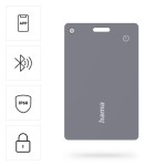 Bluetooth lokalizátor pre Google Android a Apple iOS, tvar karty, nabíjací