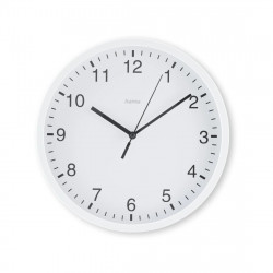 Elba, nástenné hodiny, 25 cm, tichý chod, biele