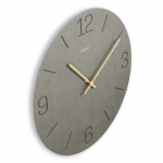 Nástenné hodiny Kréta, quartzové, MDF, vyryté číslice, Ø 30 cm, sivé Nástenné hodiny Kréta, quartzové, MDF, vyryté číslice, Ø 30 cm, sivé