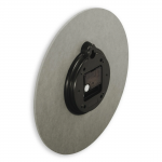 Nástenné hodiny Kréta, quartzové, MDF, vyryté číslice, Ø 30 cm, sivé Nástenné hodiny Kréta, quartzové, MDF, vyryté číslice, Ø 30 cm, sivé