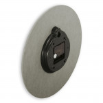 Nástenné hodiny Kréta, quartzové, MDF, vyryté číslice, Ø 30 cm, sivé Nástenné hodiny Kréta, quartzové, MDF, vyryté číslice, Ø 30 cm, sivé