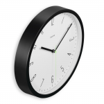 Nástenné hodiny Capri, quartzové, analógové, moderné, Ø 25 cm, čierne Nástenné hodiny Capri, quartzové, analógové, moderné, Ø 25 cm, čierne