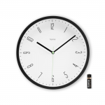 Nástenné hodiny Capri, quartzové, analógové, moderné, Ø 25 cm, čierne Nástenné hodiny Capri, quartzové, analógové, moderné, Ø 25 cm, čierne