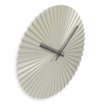 Barbados, nástenné hodiny, priemer 30 cm, tichý chod, kovové, šedo zelené