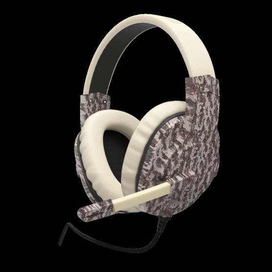 URage gamingový Headset SoundZ 333, béžový/hnedý