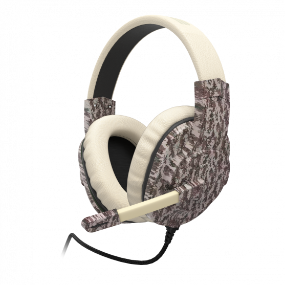 URage gamingový Headset SoundZ 333, béžový/hnedý