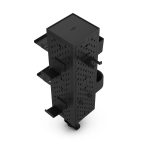 Pegboard, geperforeerde gaming-plaat, modulaire set, wand-/tafelmontage, zw