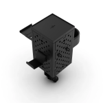 Pegboard, geperforeerde gaming-plaat, modulaire set, wand-/tafelmontage, zw