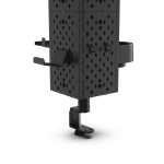 Pegboard, geperforeerde gaming-plaat, modulaire set, wand-/tafelmontage, zw