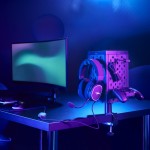Pegboard, geperforeerde gaming-plaat, modulaire set, wand-/tafelmontage, zw