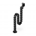 “Spine” Flexible Cable Guide, Cable Chain, For Clamping, 130 cm, black