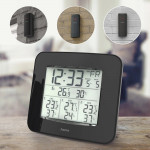 Meteorologická stanica EWS-Trio, s tromi senzormi, čierna