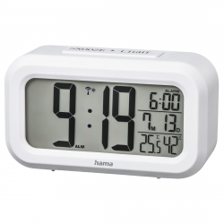 RC 660, digitálny budík, riadený rádiovým signálom, biely