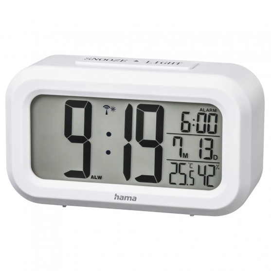 RC 660, digitálny budík, riadený rádiovým signálom, biely