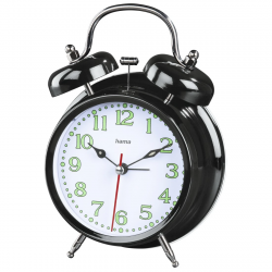 Nostalgia, retro budík, čierny