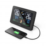 Premium, meteostanica s farebným displejom a nabíjacou funkciou USB