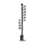 Analógový teplomer vnútorný/vonkajší, 16 cm Analógový teplomer vnútorný/vonkajší, 16 cm