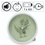 Happy Dino, detský budík, dinosaurus, tichý chod Happy Dino, detský budík, dinosaurus, tichý chod