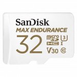 MicroSDHC Max Endurance 32GB (V30/U3/Cl.10/R100/W40) + SD adapter