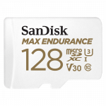 MicroSDXC Max Endurance 128GB (V30/U3/Cl.10/R100/W40) + SD adapter