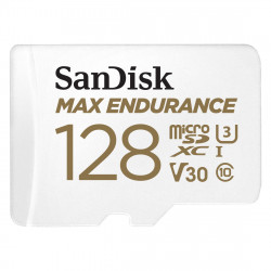 MicroSDXC Max Endurance 128GB (V30/U3/Cl.10/R100/W40) + SD adapter