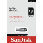 Cruzer Ultra Flair 512GB, USB 3.0, 150 MB/s