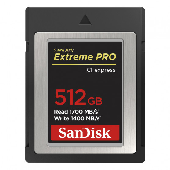 CF Extreme PRO CFexpress 512GB, Type B, 1700MB/s Read, 1400MB/s Write