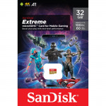MicroSDHC Extreme 32GB (A1/V30/U3/UHS-I/W60/R100) Mobile Gaming