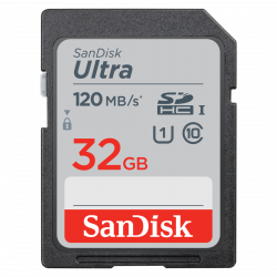 SDHC Ultra 32GB (Class 10/UHS-I/120MB/s)