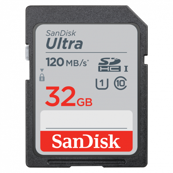 SDHC Ultra 32GB (Class 10/UHS-I/120MB/s)