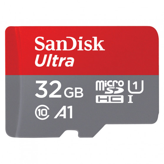 MicroSDHC Ultra 32GB (A1/UHS-I/Cl.10/120MB/s) + Adapter Mobile