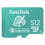 MicroSDXC Extreme 512GB (A1/V30/U3/C10/R100/W90) for Nintendo Switch