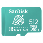 MicroSDXC Extreme 512GB (A1/V30/U3/C10/R100/W90) for Nintendo Switch
