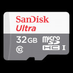 MicroSDHC™ Ultra® 32GB (UHS-1/Cl.10/100MB/s) + Adapter