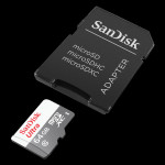 MicroSDXC™ Ultra® 64GB (UHS-1/Cl.10/100MB/s) + Adapter
