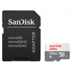 MicroSDXC™ Ultra® 128GB (UHS-1/Cl.10/100MB/s) + Adapter