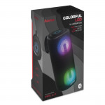 Bluetooth reproduktor Pipe 3.0, IPX5, 24 W, 10 svetelných režimov, čierny